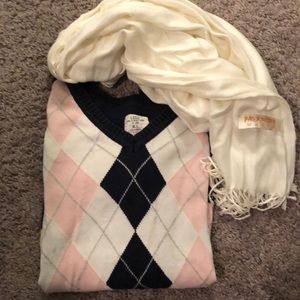 Argyle sweater